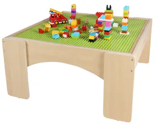 Lekbord f&#246;r byggklossar L89 x B86 x H40 cm