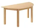 Popul&#228;r laminatbord halvrunt B120 x D60 cm