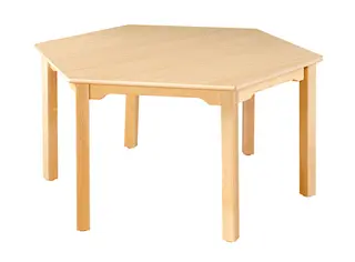 Popul&#228;r laminatbord sexkant &#216;120 cm