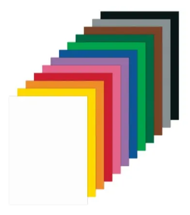 Färgat papper A4 130 g, 100 ark 