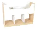 Flexi boktr&#229;g med 3 fack B116,6 x D41,5 x H87,6 cm