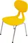 Colores stol gul Sitthöjd H38 cm 