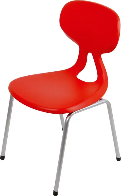 Colores stol röd Sitthöjd H30 cm 