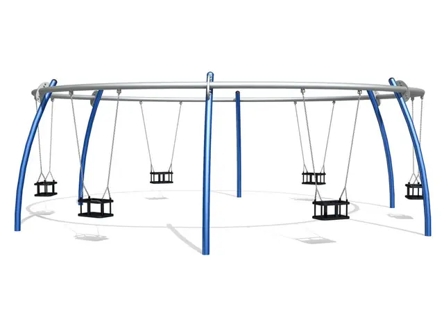 Gungställning – cirkulär för 6 platser 