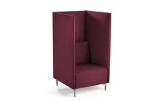 Cube fåtölj Silvertex Magenta