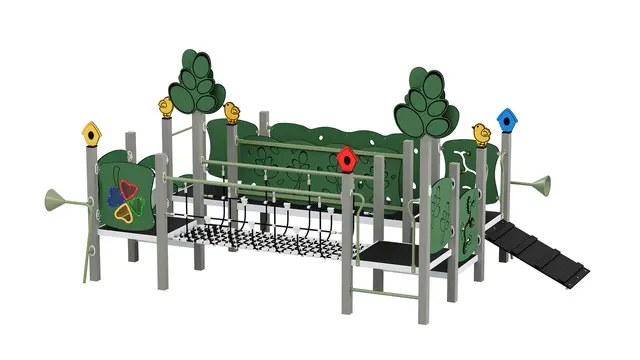 Queco 38 – Kombinationslekapparat L609 x B309x H264 cm 