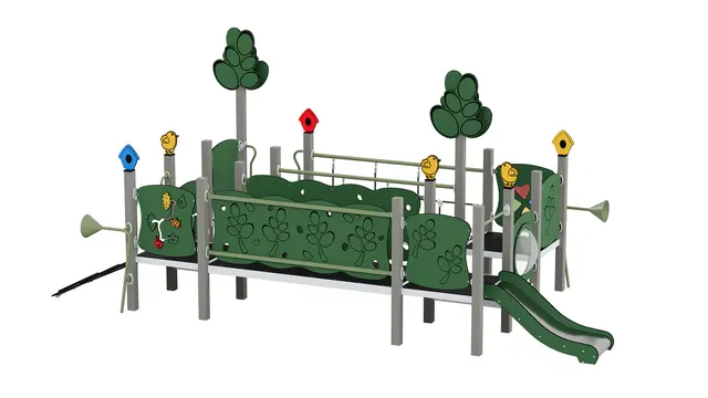 Queco 38 – Kombinationslekapparat L609 x B309x H264 cm 