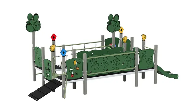 Queco 38 – Kombinationslekapparat L609 x B309x H264 cm 