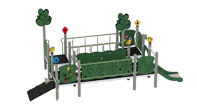 Queco 38 – Kombinationslekapparat L609 x B309x H264 cm 