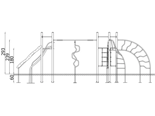 Multiclimber 5 L934 x B536 x H293 cm 