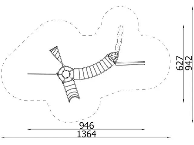 Multiclimber 28 L627 x B946 x H294 cm 