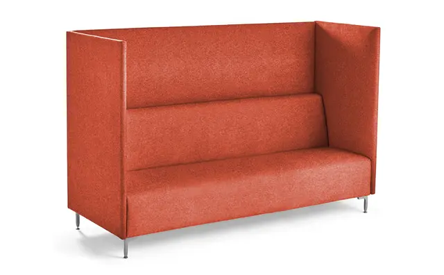 Cube soffa 3-sits Silvertex Orange 