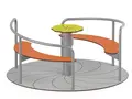 Novo – karusell med sittpaneler Ø150 x H77 cm