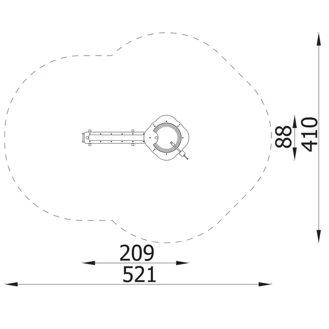 Aqueduct – Vattenlek liten L209 x B88 x H92 cm 
