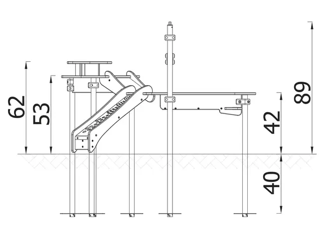 Milo – Sandbord 1 L132 x B126 x H89 cm 