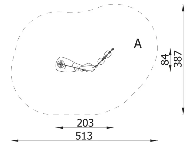 Milo – Sandbord 2 L203 x B387 x H85 cm 