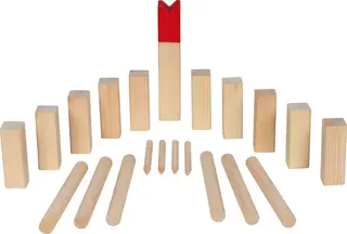 Kubb i bomullspose
