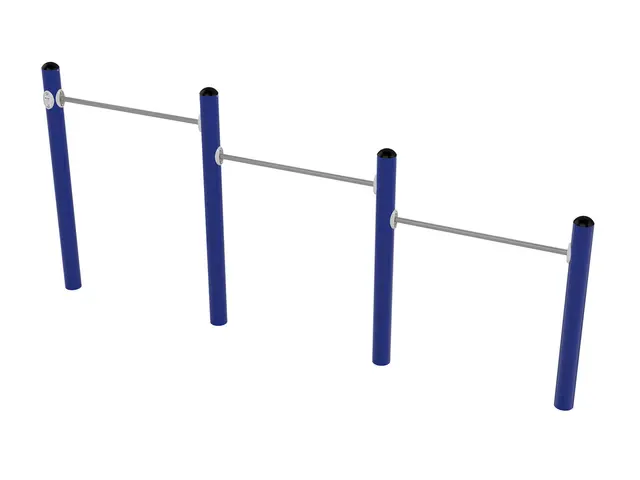 A4K Trippel Pull-up Bars L360 x B12 x H164 cm 