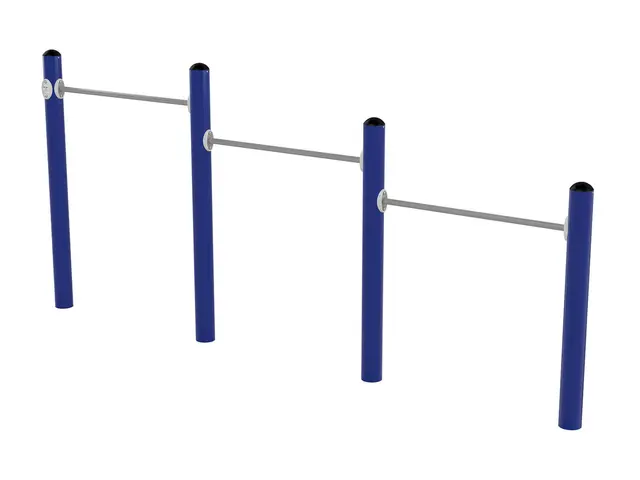 A4K Trippel Pull-up Bars L360 x B12 x H164 cm 