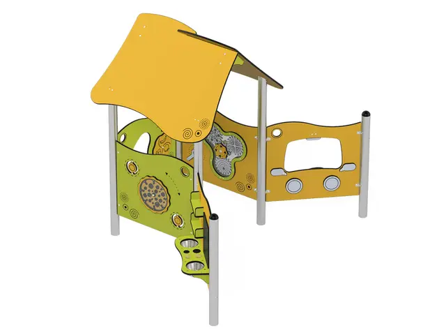 Milo lekhus med aktivitetspaneler L225 x B175 x H194 cm 