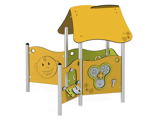 Milo lekhus med aktivitetspaneler L225 x B175 x H194 cm 