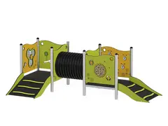 Milo lekplattform med tunnel L367 x B183 x H119 cm