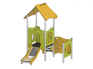 Milo lekhus med rutschkana L268 x B207 x H254 cm