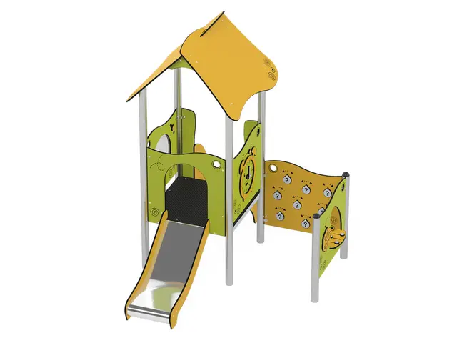 Milo lekhus med rutschkana L268 x B207 x H254 cm 