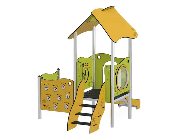 Milo lekhus med rutschkana L268 x B207 x H254 cm 