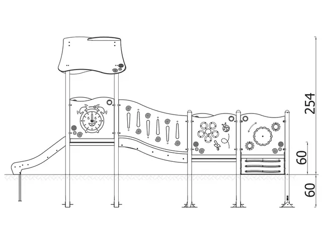 Milo lekställningset 2 L513 x B286 x H254 cm 