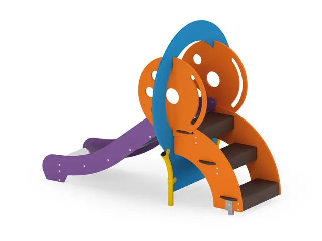 Mini rutschkana med trappa L193 x B105 x H136 cm 