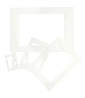 Pappersramar vit mix 25 st