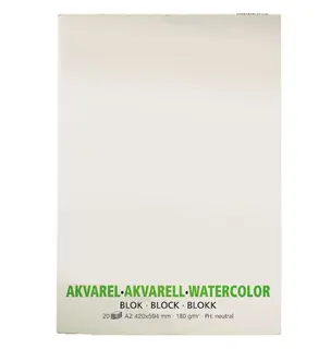 Akvarellpapper A2 225 g, 25 ark