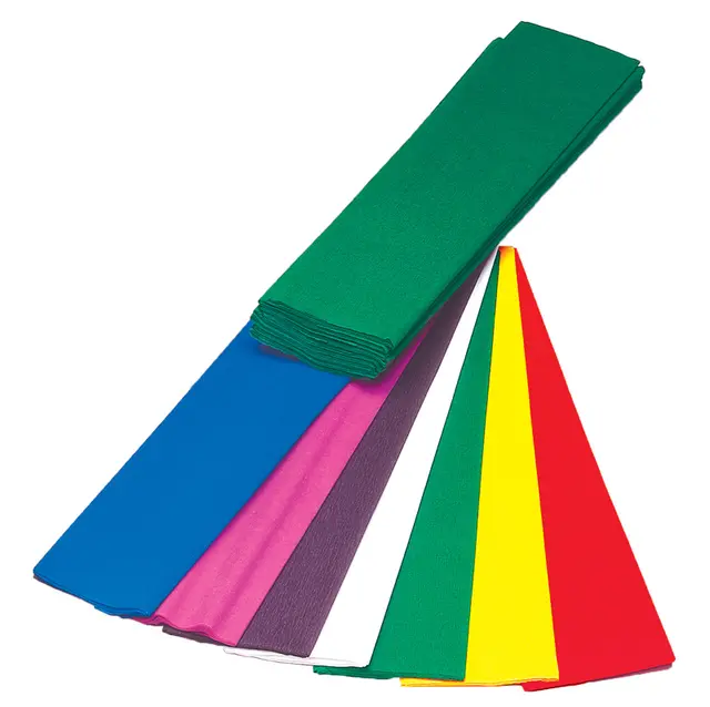 Kräppapper vit 50 x 250 cm 
