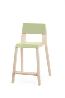 Maia stol med fotstöd ljusgrön B44 x D49 x H74 cm