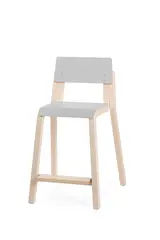 Maia stol med fotst&#246;d ljusgr&#229; B44 x D49 x H74 cm