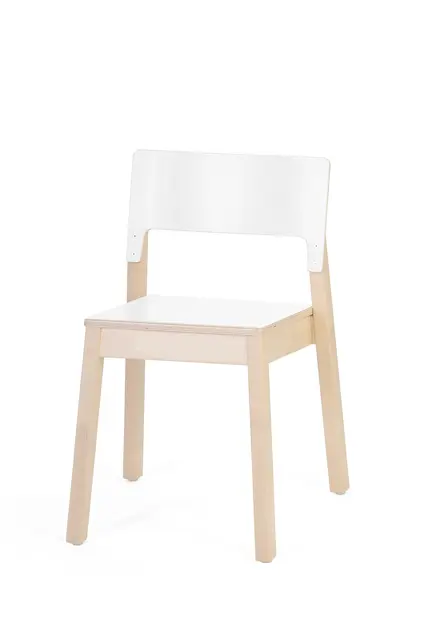 Mio stol vit H35 cm 