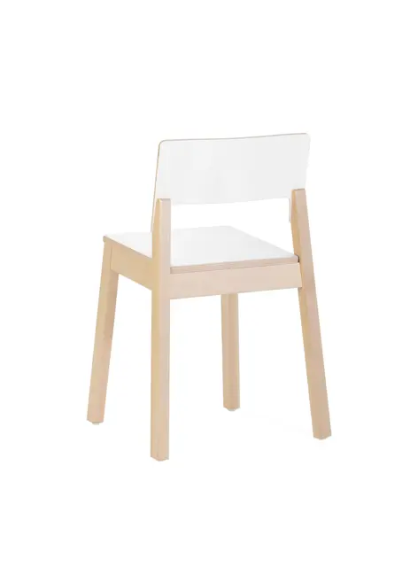 Mio stol vit H35 cm 