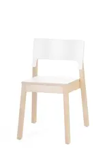 Mio stol vit H38 cm