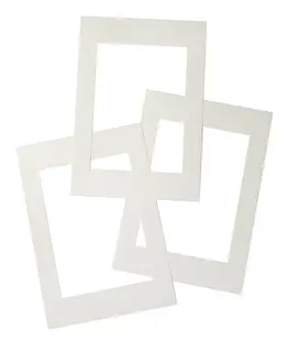 Passepartout A4 vit 350 g, 100 st