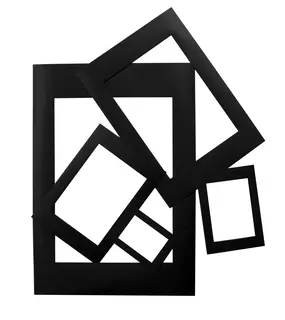 Pappersramar svart mix 180 g, 100 stk