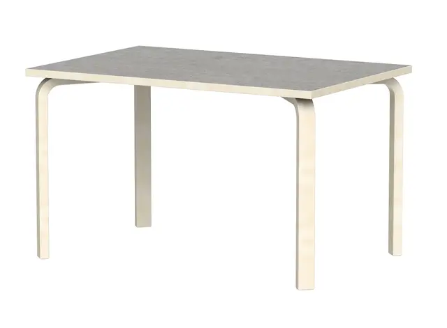 Tindra akustikbord ljusgrå B120 x D80 x H50 cm 