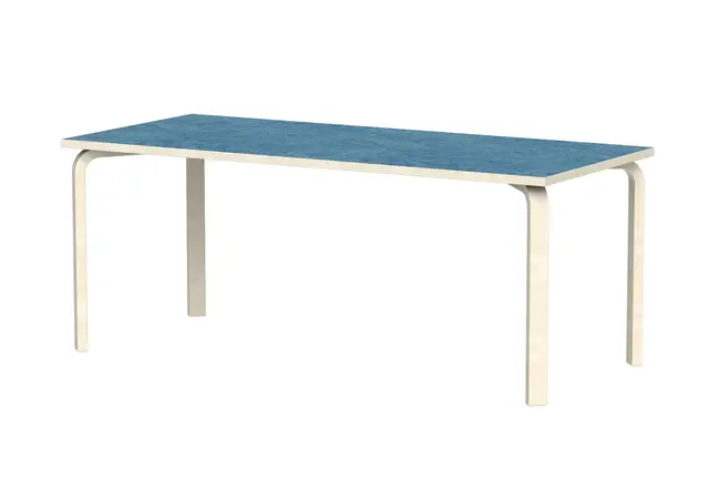 Tindra akustikbord blå B180 x D80 x H50 cm 