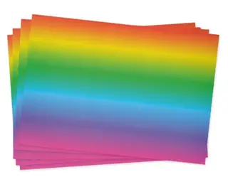 Regnb&#229;gspapper 100 g, 20 ark