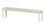 Lisa bänk med laminat ljusgrå B180 x D35 x H28 cm 