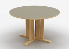 Kupol akustikbord ljusgr&#229; &#216;120 x H60 cm