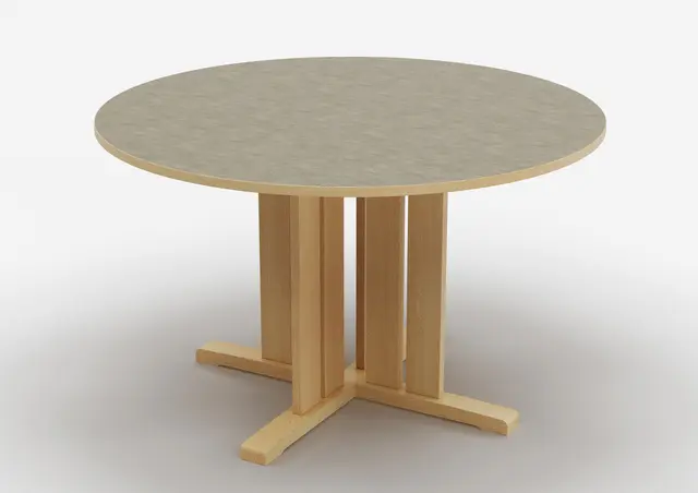 Kupol akustikbord ljusgrå Ø120 x H60 cm 