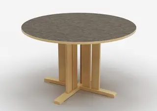 Kupol akustikbord mörkgrå Ø120 x H50 cm