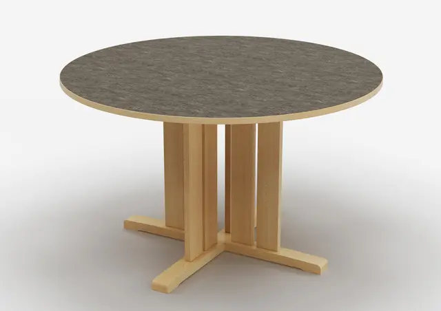 Kupol akustikbord mörkgrå Ø120 x H72 cm 