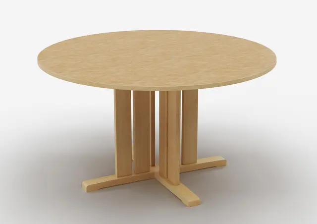 Kupol akustikbord beige Ø130 x H50 cm 